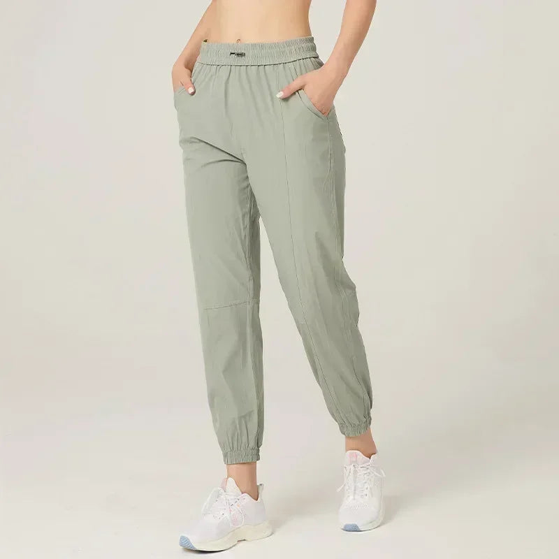 Women's Quick Dry Running Joggers With Side Pockets