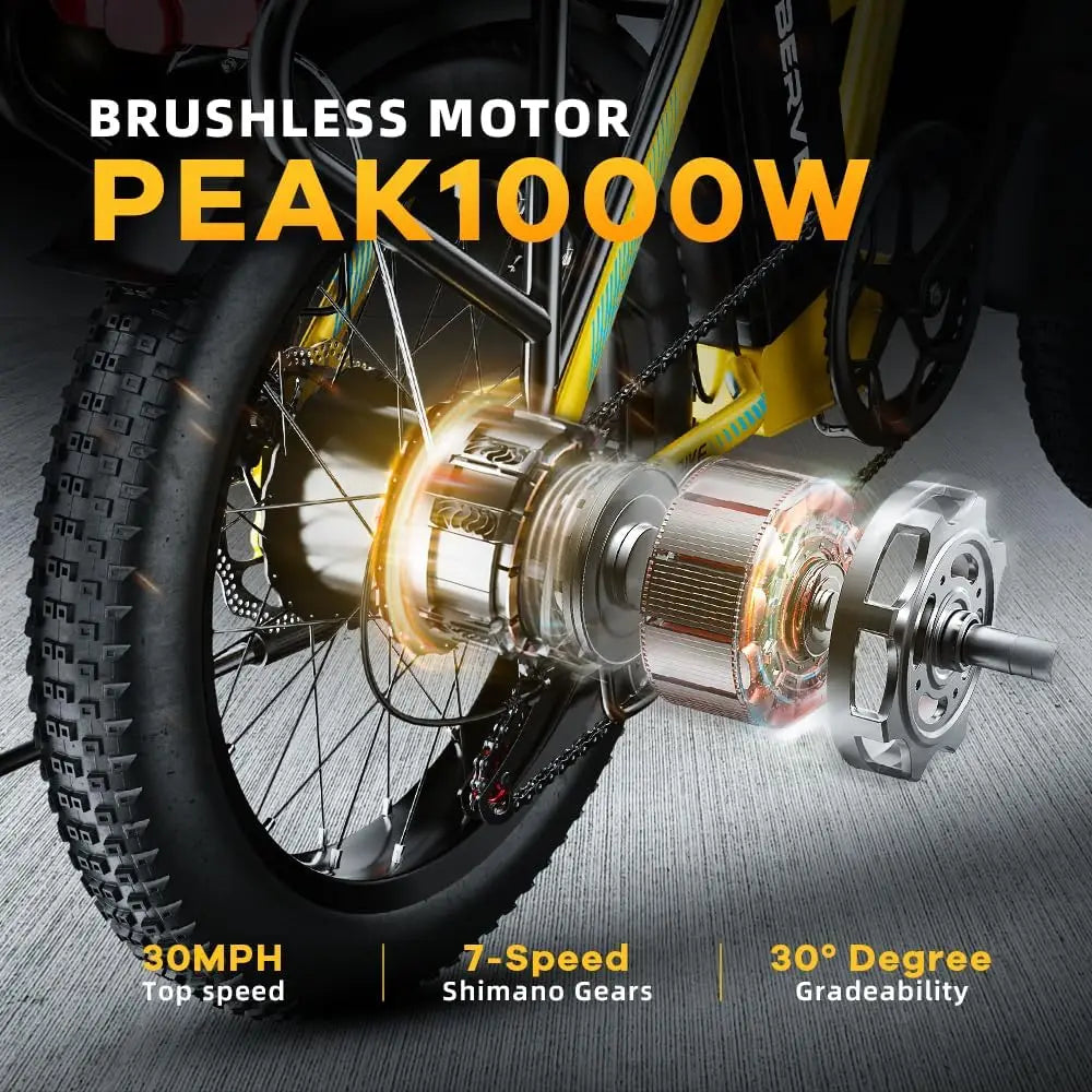 CYBERVELO MARS700 Folding Ebike With Removable Battery 1000W 28MPH