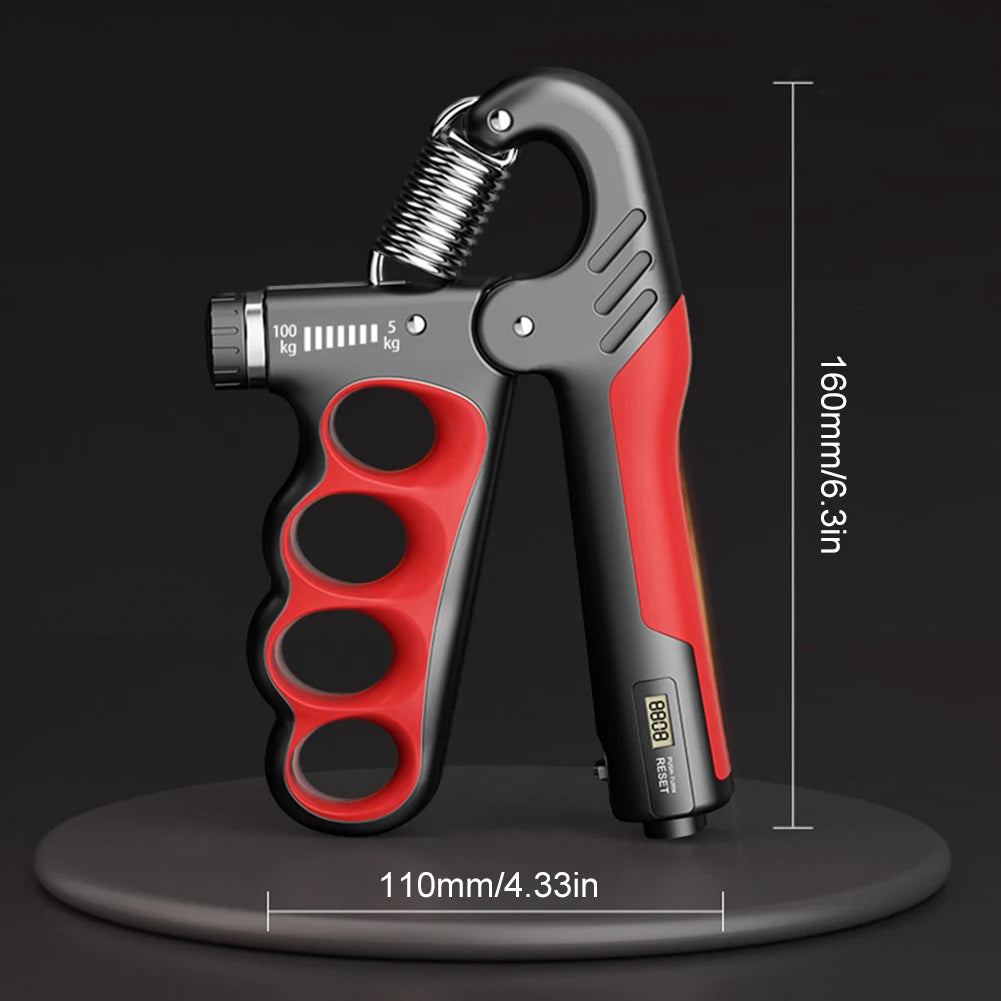 VKTECH 5-100KG Adjustable Grip Strength Trainer Hand Gripper