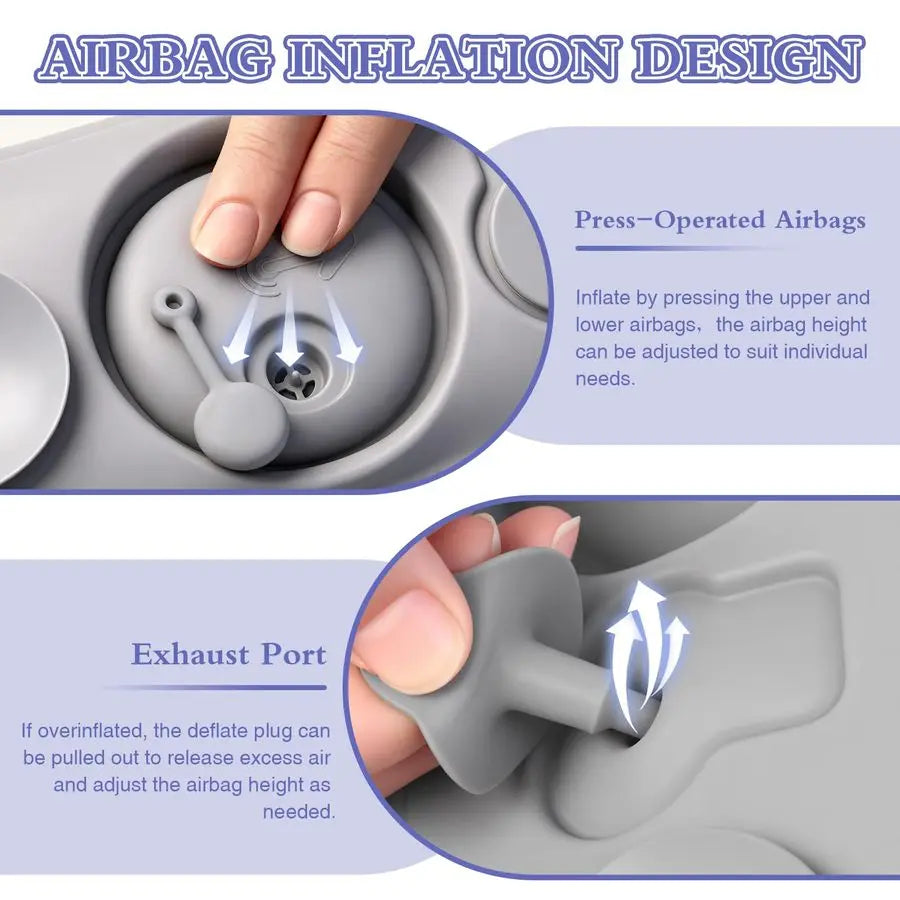 4D Silicone Bath Pillow For Head And Neck Support Comfort