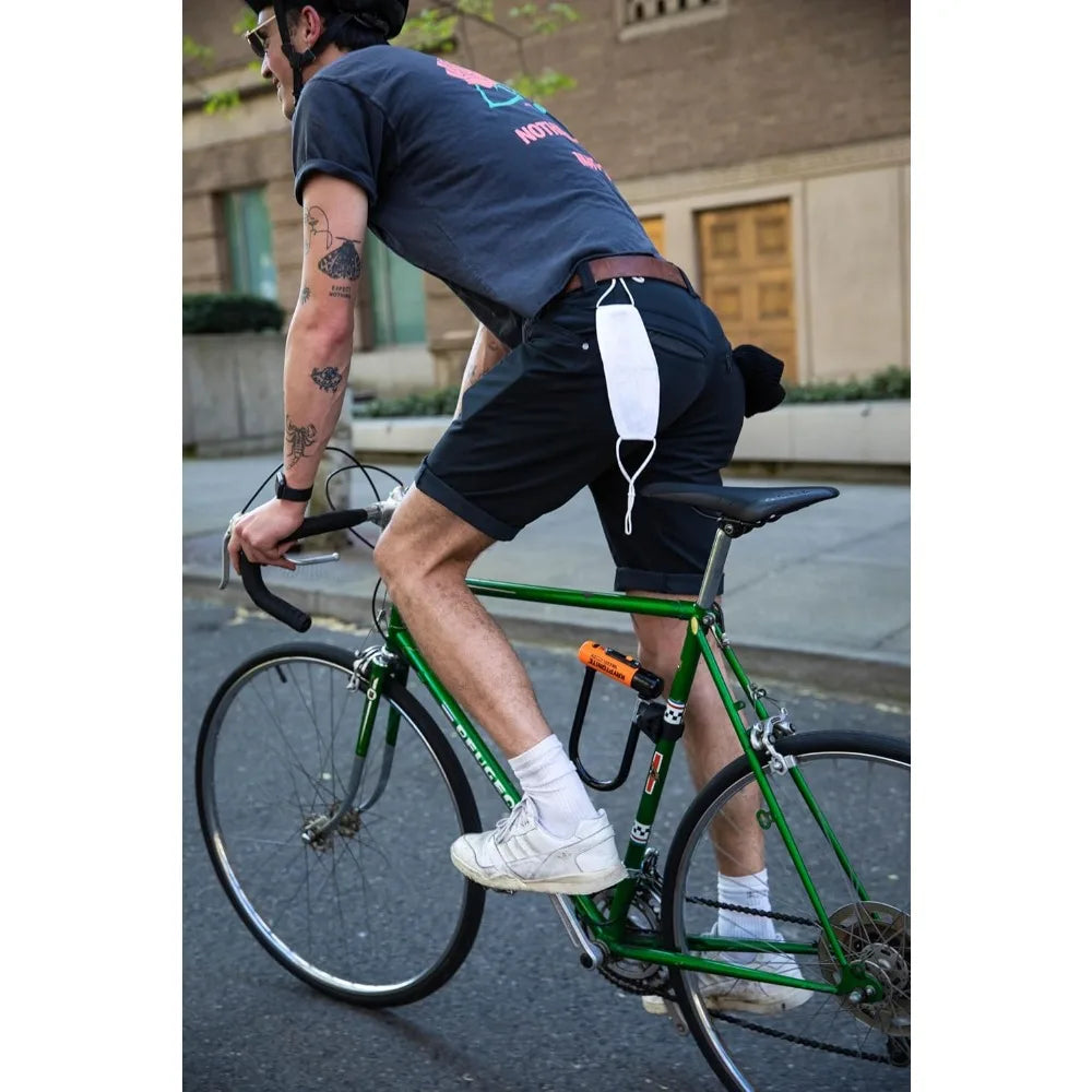 Mini9 Bicycle U Lock Heavy Duty Anti Theft Mounting Bracket