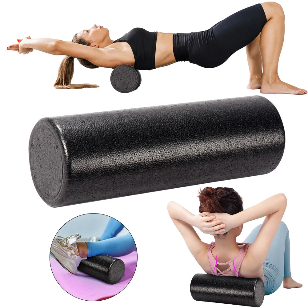 Foam Massage Roller High Density Round Foam Roller For Exercise Yoga Pilates Physical Therapy Self Massage