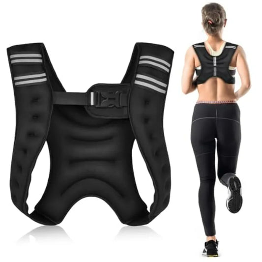 LISM Adjustable Weighted Vest With Reflective Stripe For Training