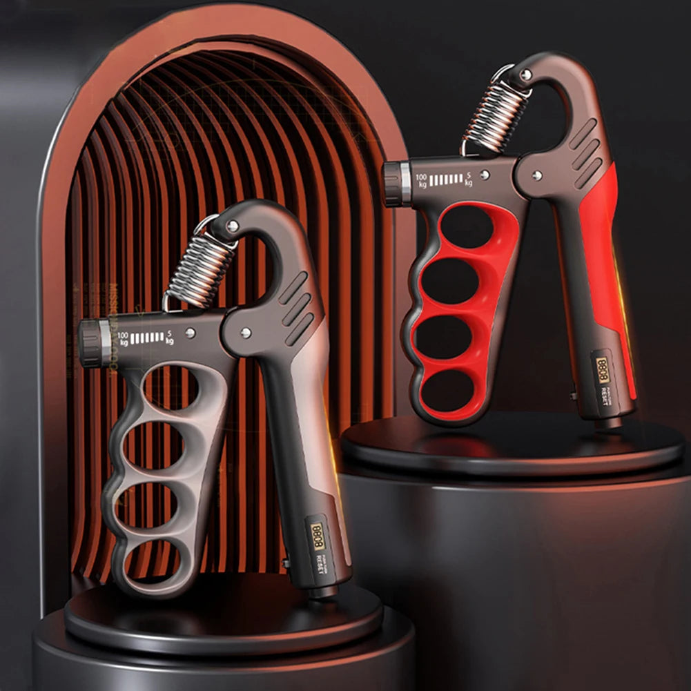 VKTECH 5-100KG Adjustable Grip Strength Trainer Hand Gripper