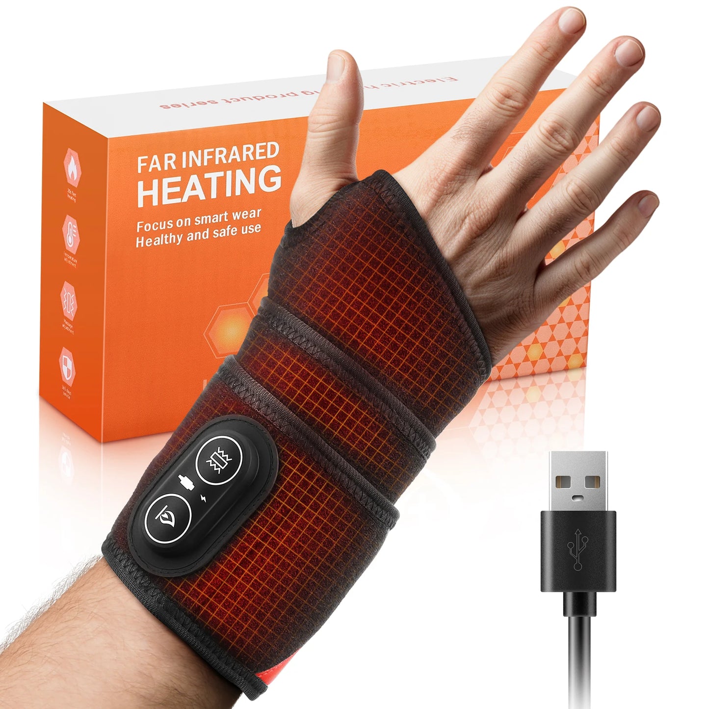 Red Light Therapy Wrap With Heat And Infrared Massager