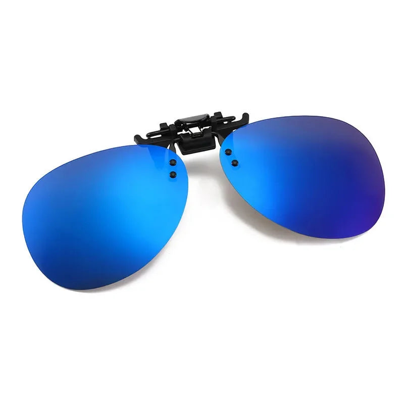 KLASSNUM Polarized Clip On Sunglasses Photochromic For Unisex Driving