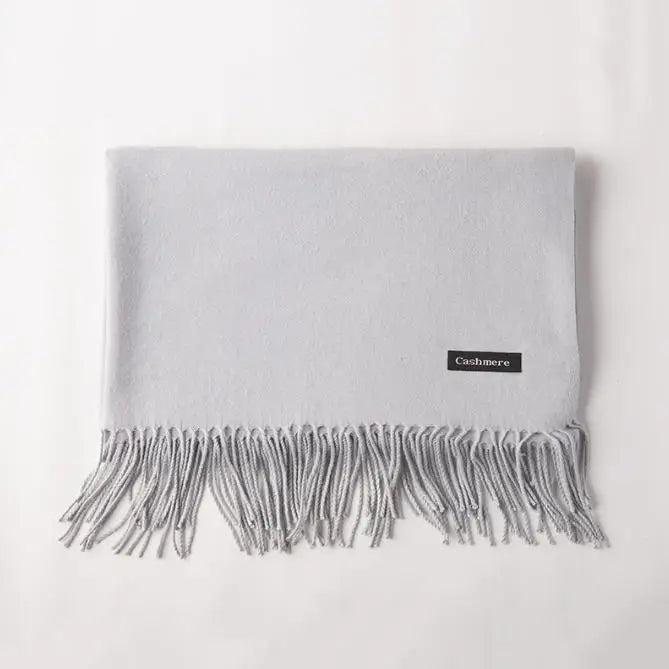 Premium Cashmere Wool Shawl Wrap Scarf Unisex Blanket