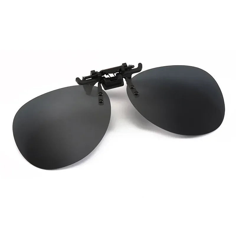 KLASSNUM Polarized Clip On Sunglasses Photochromic For Unisex Driving