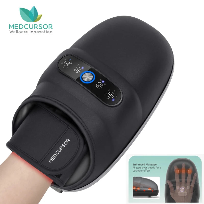 Medcursor Wireless Hand Massager With Air Compression And Heat