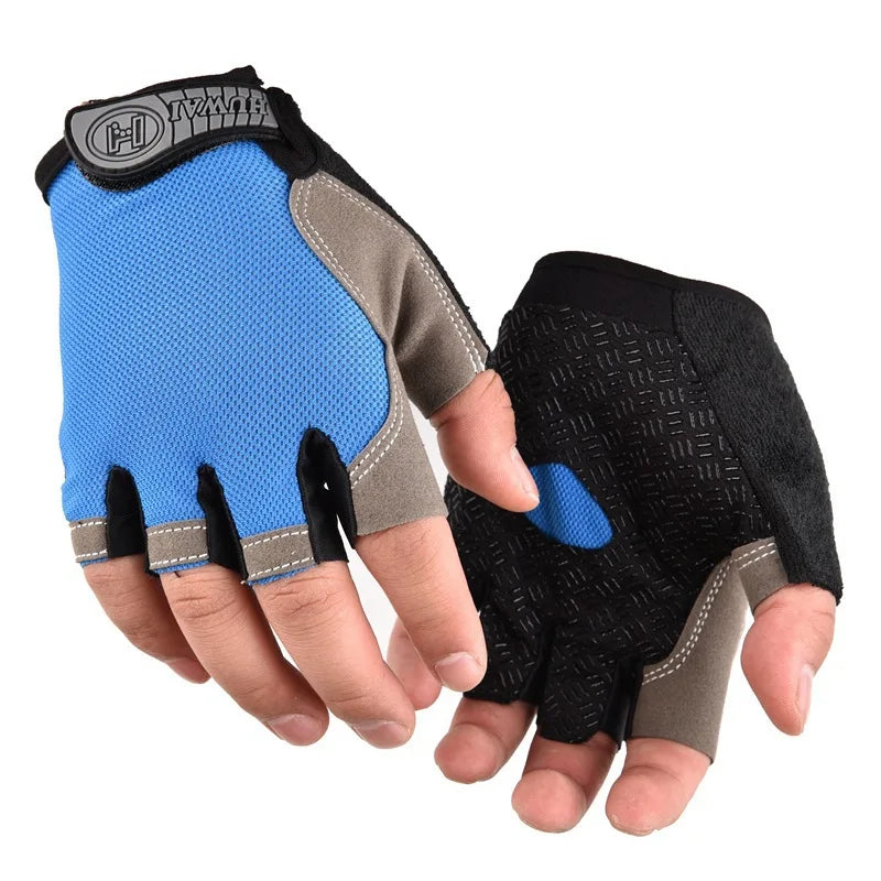 Breathable Fingerless Gym Gloves For Training And Cycling