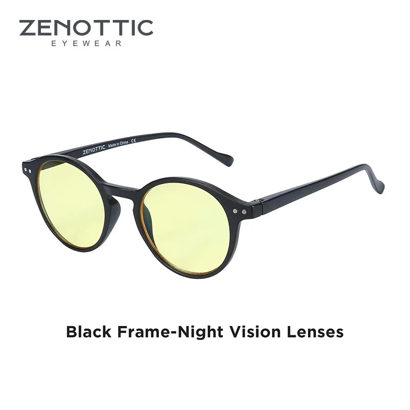 Zenottic Retro Polarized Sunglasses Vintage Round Frame UV400