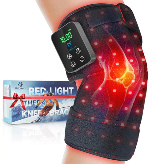 Red Light Therapy Electric Heating Knee Massage Pad Massage Leg Joint Warming Shoulder Elbow Skin Care Support Knee Pain Relief