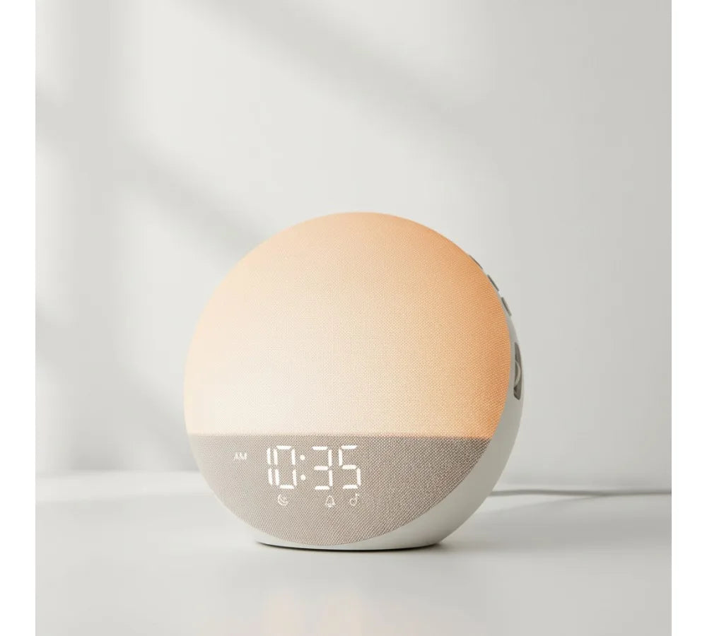 Sunrise Alarm Clock Dimmable White Noise And Bluetooth Speaker 25 Sleep Sounds