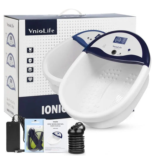 Ion Detox Foot Bath Machine With LCD Timer Slippers