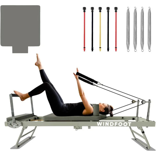 YTYIN Pilates Reformer Machine With Jump Board For Home Workout