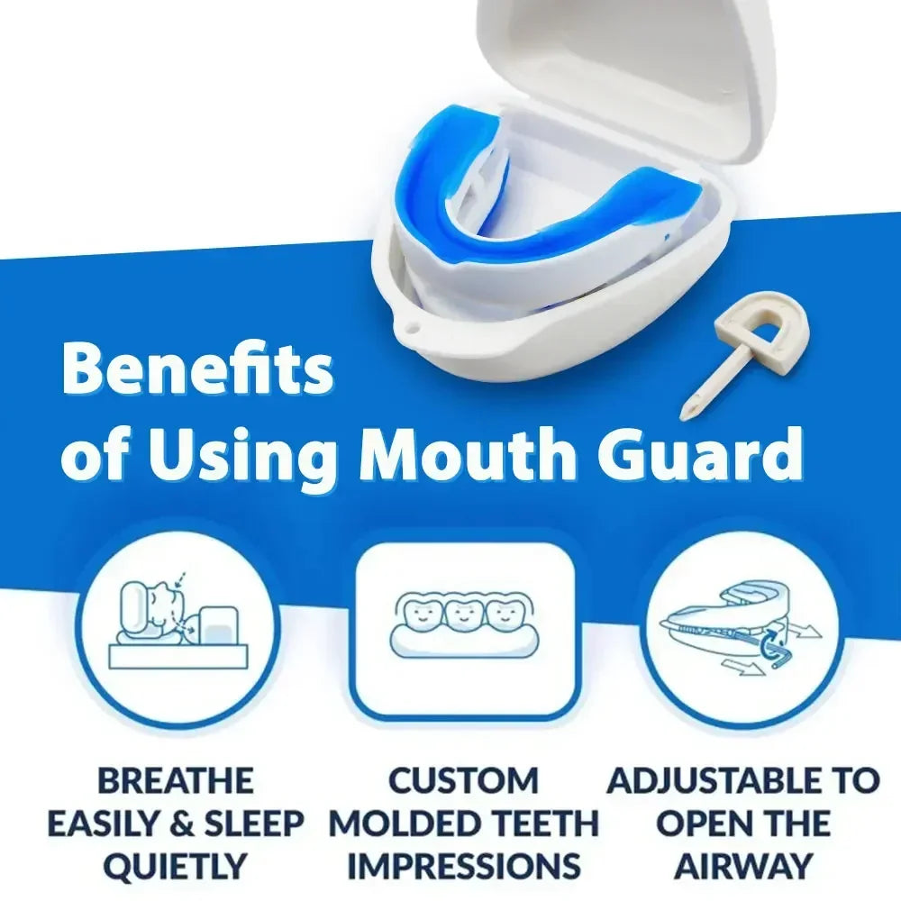 Merall Anti Snore Mouth Guard Silicone Sleep Aid Bruxism