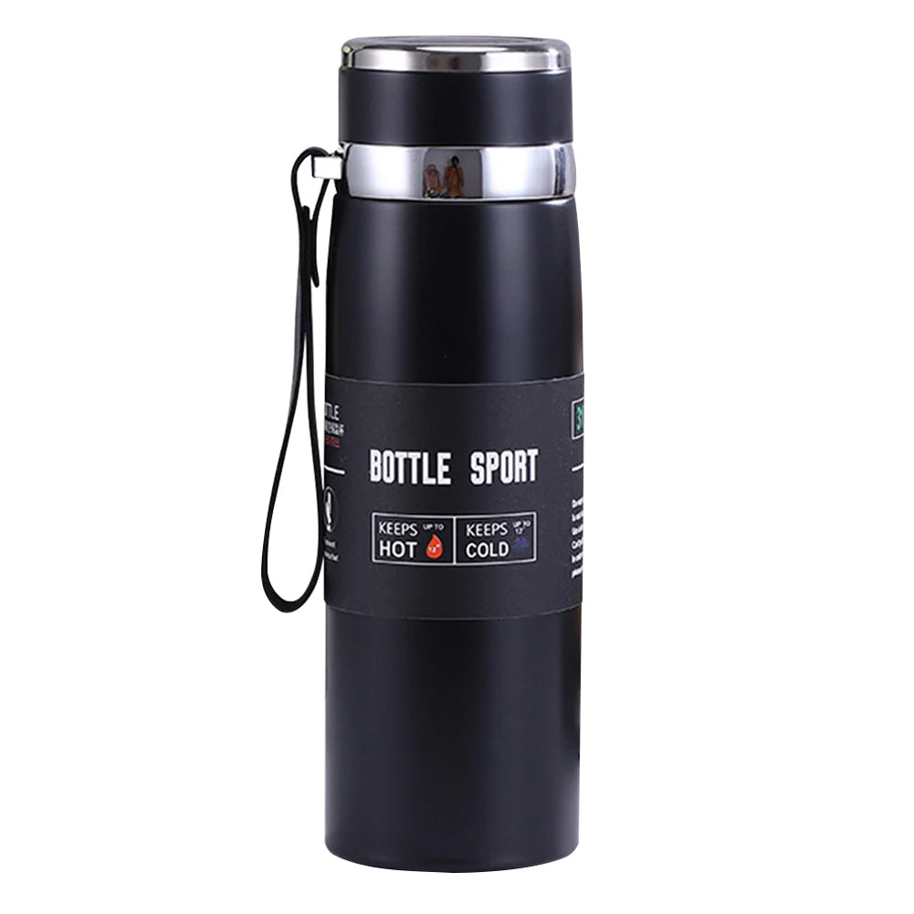 Shunmaii Insulated Water Bottle With Handle Double Wall Vacuum