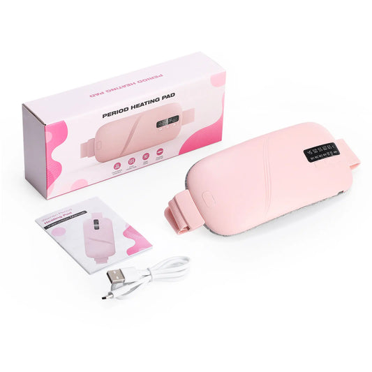 PASTSKY 5 Modes Electric Heating Waist Massage Belt Menstrual Relief