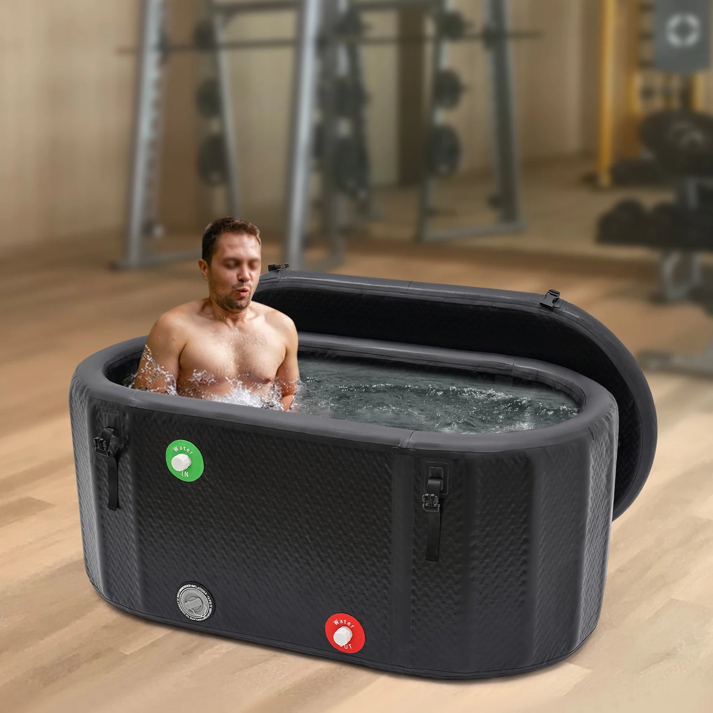 Inflatable Ice Bath Tub Portable Cold Plunge For Athlete Recovery