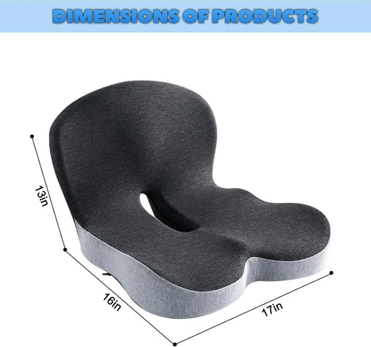 Sichuan Memory Foam Seat Cushion With Backrest For Office Chair