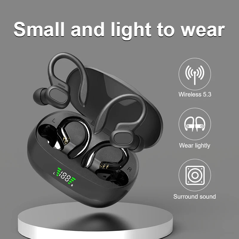 SHUKE Bluetooth Earbuds Wireless Earphones Earhook Headset With Mic