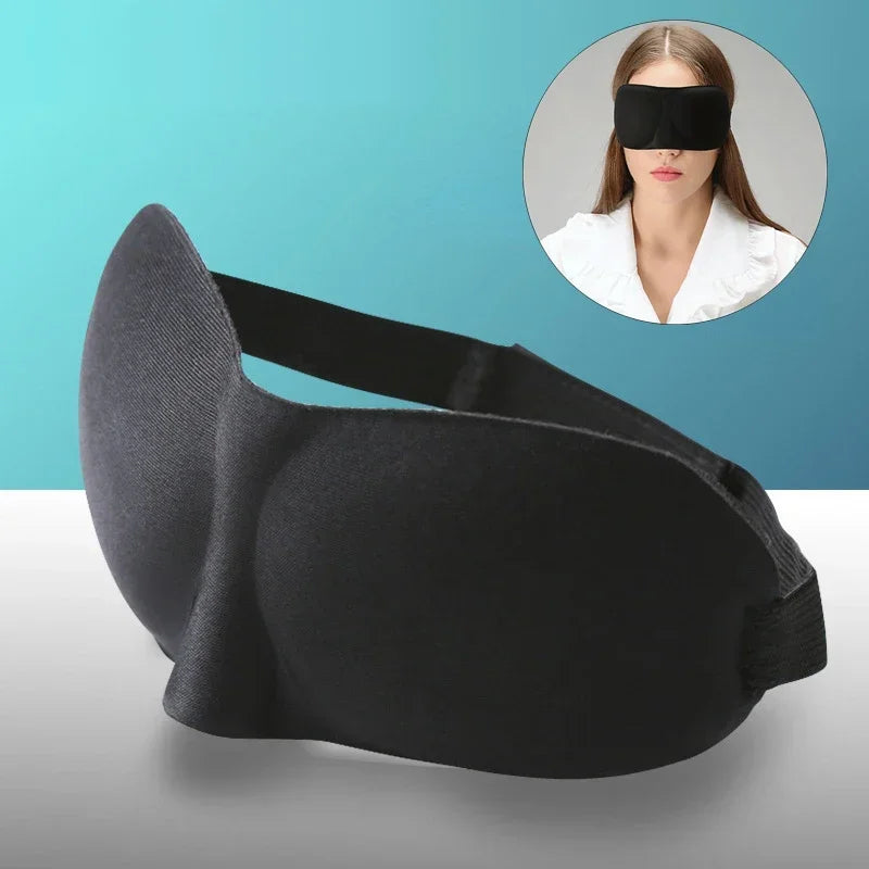 3D Sleep Mask Light Blocking Eye Shade For Travel Comfort