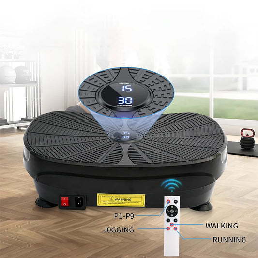 Portable Vibration Plate Whole Body Exercise Kit With Resistance Bands