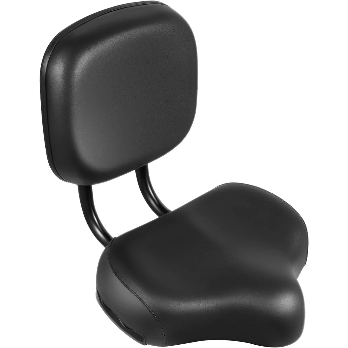 Bicycle Saddle With Back Support And Adjustable Back Rest