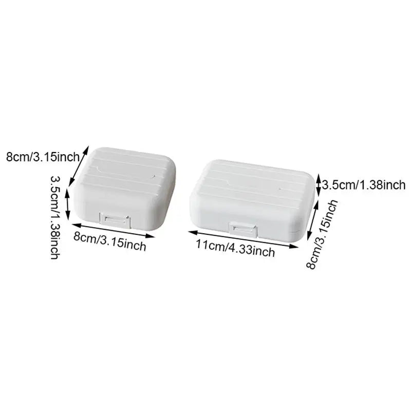 7 Grids Portable Mini Pill Box Double Sealed Medicine Storage Case Week Long Day Divided Lockable Drug Organizer Weekly 2030