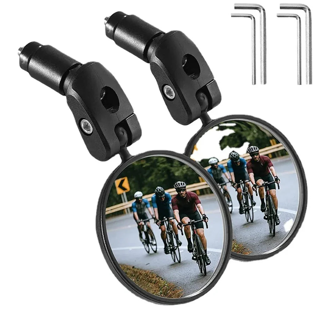 Bicycle Mirror Rearview Adjustable Wide Angle Handlebar
