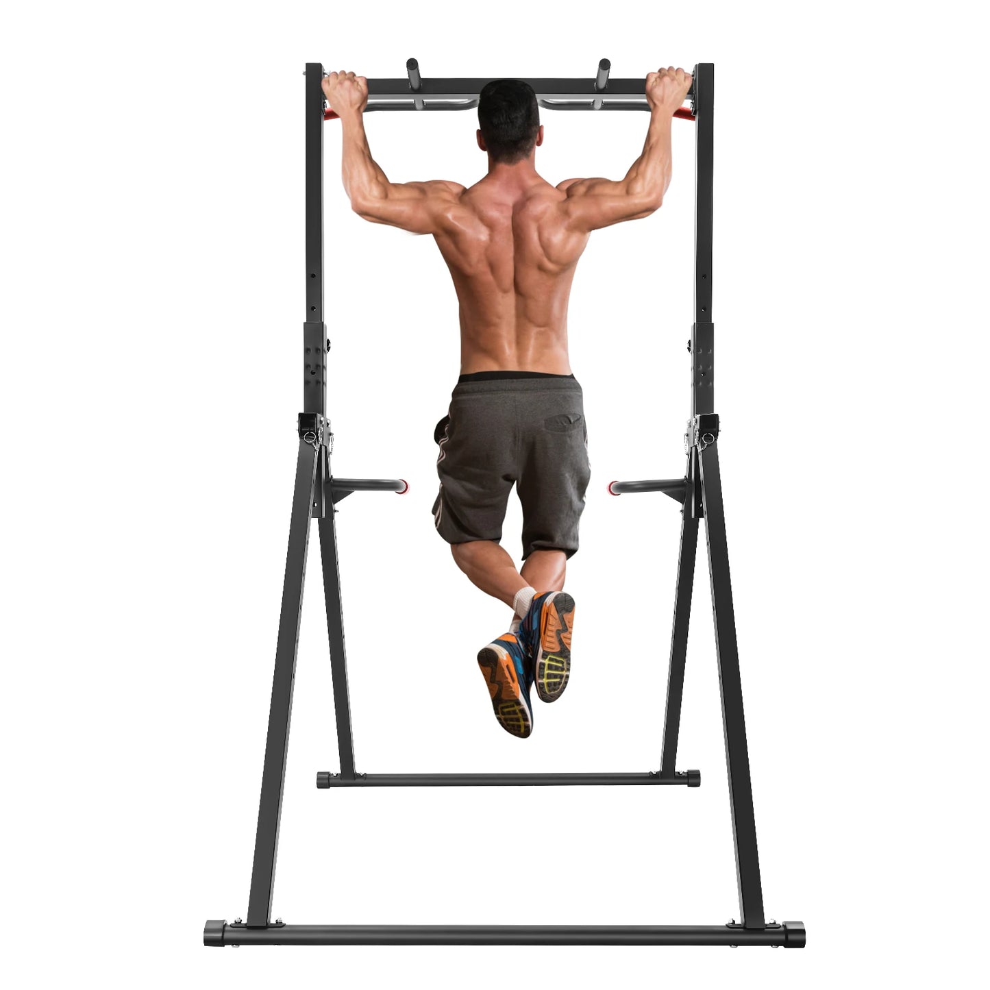 Adjustable Height Pull Up Bar Triangular Station For Home Gym 200 Kg