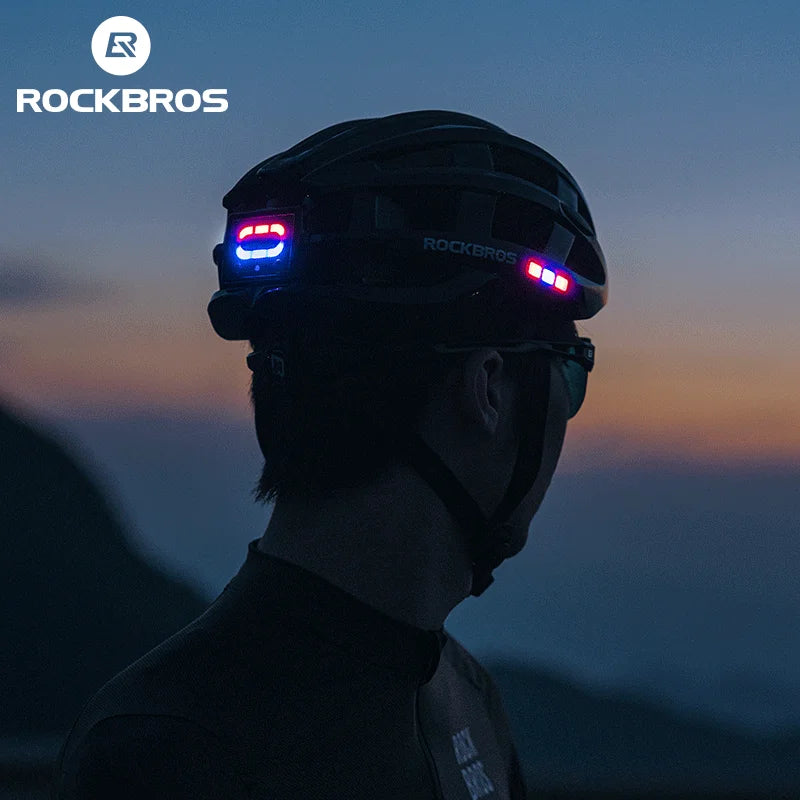 ROCKBROS USB Charging Cycling Light Helmet With Front LED Safety