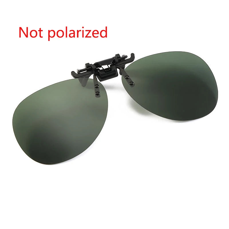 KLASSNUM Polarized Clip On Sunglasses Photochromic For Unisex Driving