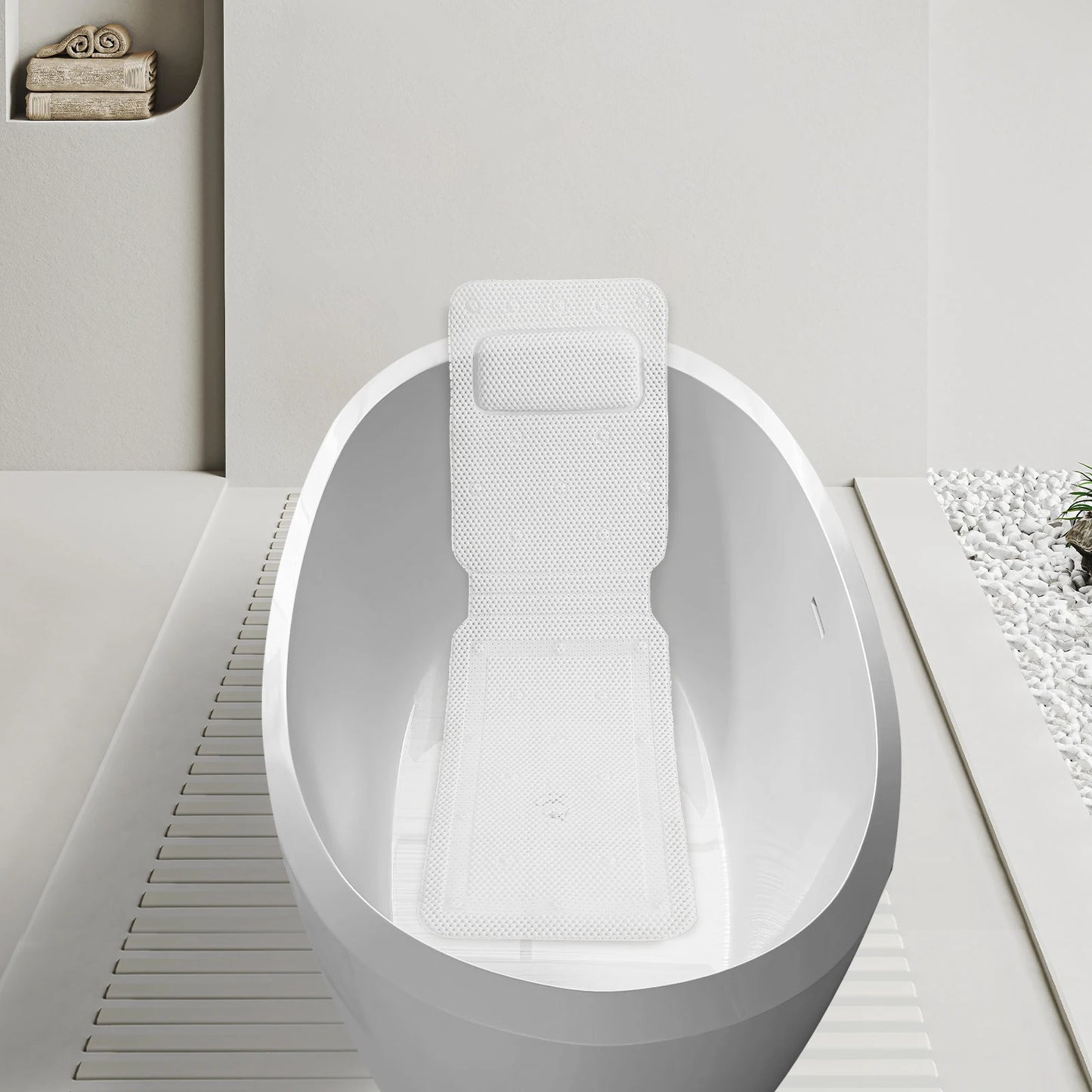 Bathtub Pillow Full Body Bath Cushion for Head Neck Support