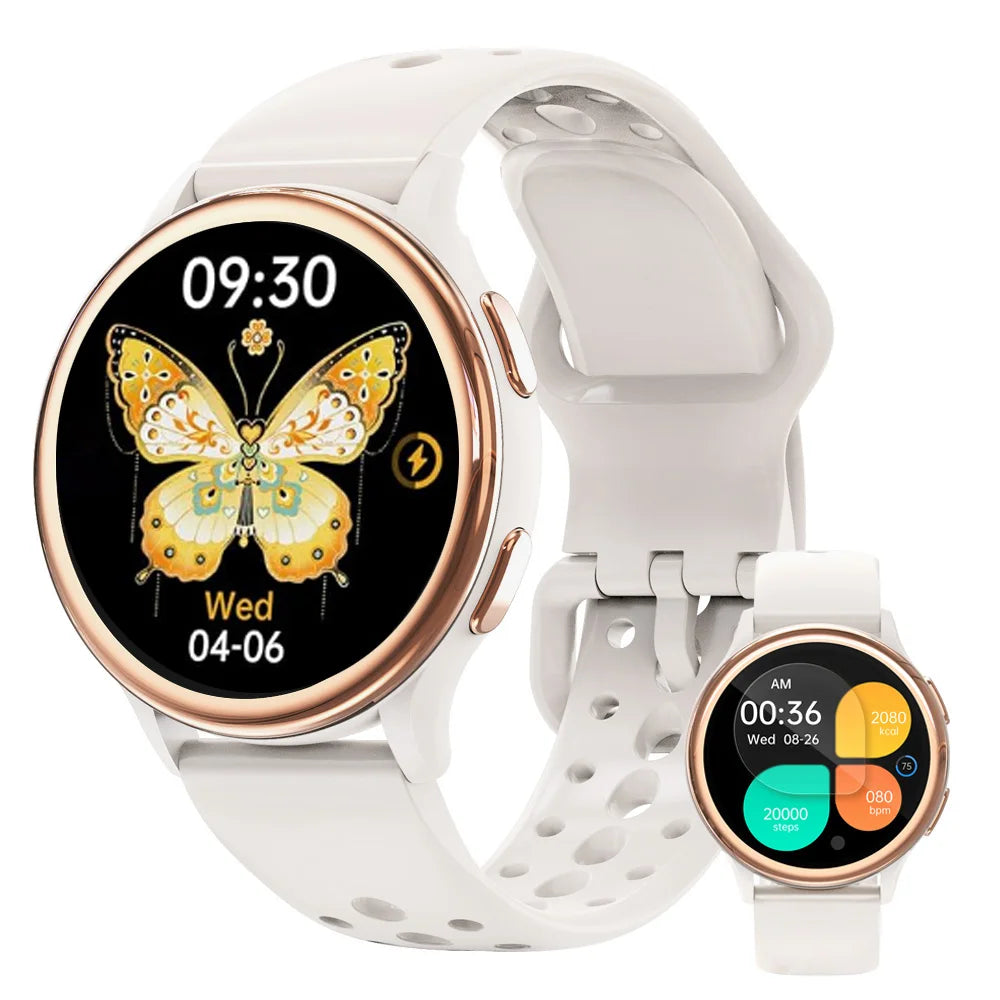 Anyloop Smartwatch for Women Activity Tracker with Health Monitoring