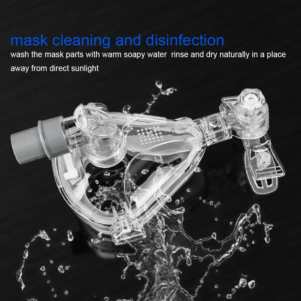 Hign-concerned Full Face CPAP Mask With Adjustable Headgear