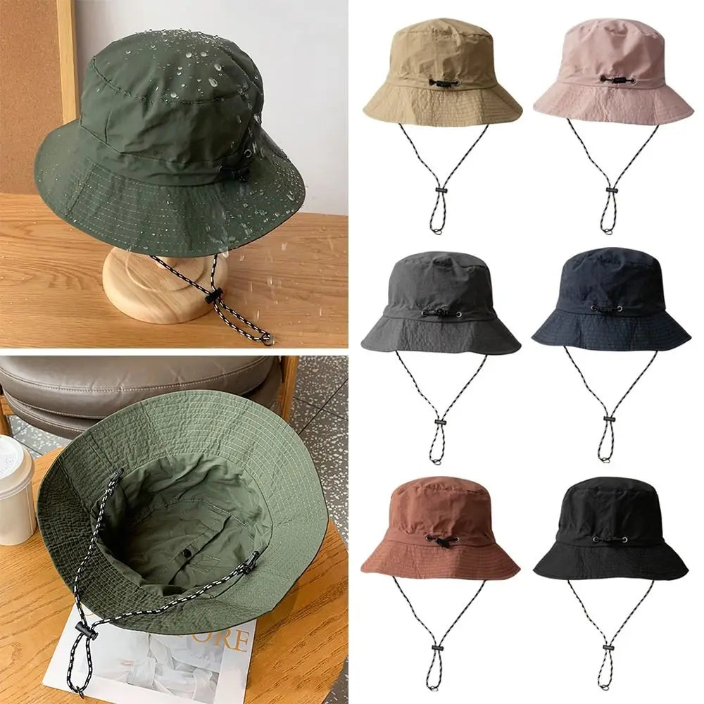Waterproof Sun Protection Bucket Hat With Storage Bag