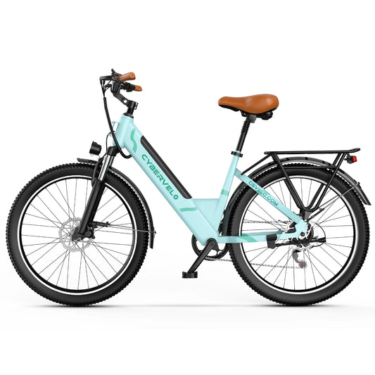 CYBERVELO EK2 Step-Thru Electric Bike With 1000W Motor