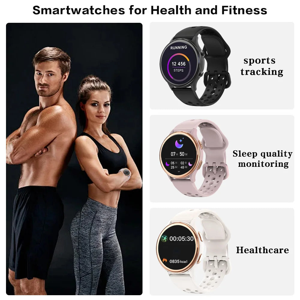 Anyloop Smartwatch for Women Activity Tracker with Health Monitoring